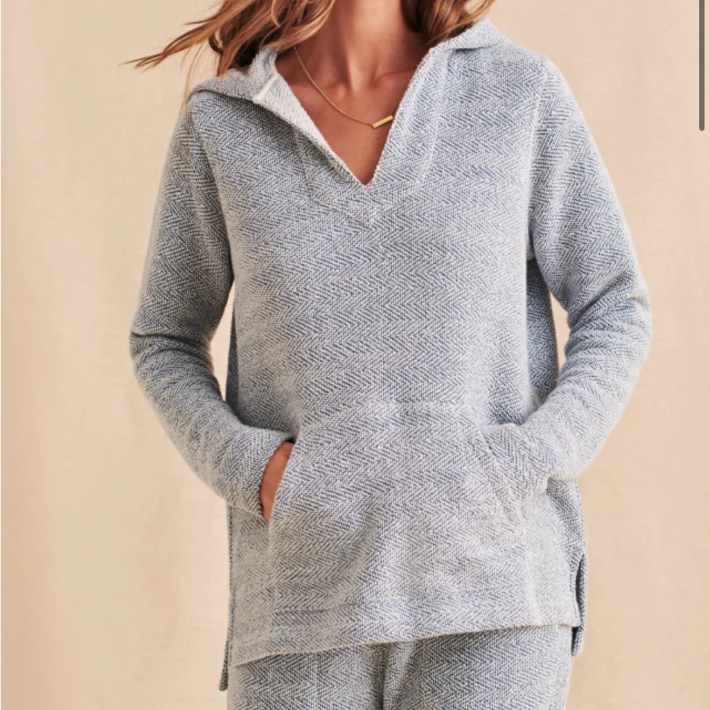 Faherty Women’s Beach Terry 100% Cotton Oversized Hoodie